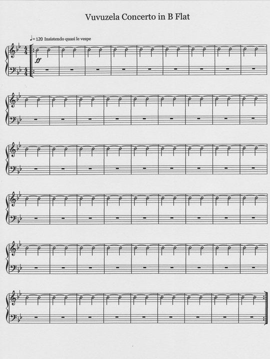 Vuvuzela Concerto in B Flat